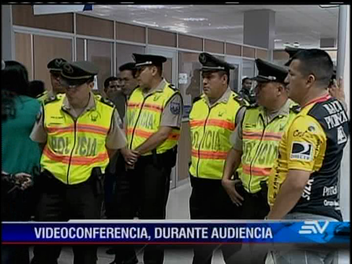 Glas Viejó atiende a su audiencia de juzgamiento vía conferencia