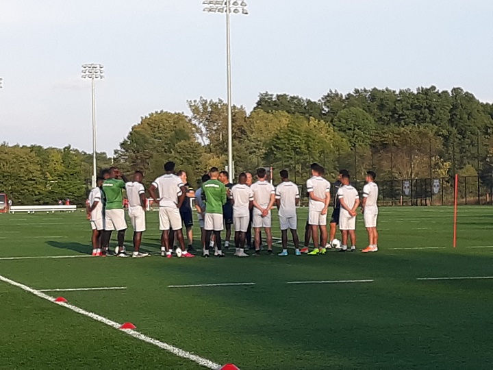 La Tri ya tuvo su primera práctica en USA