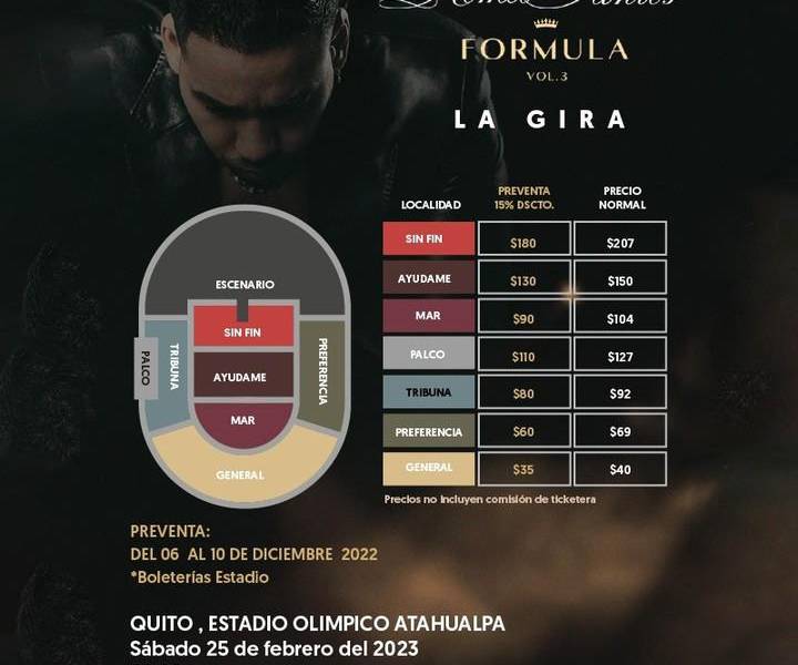 Concierto de Romeo Santos en Ecuador: Revelan el precio de las entradas