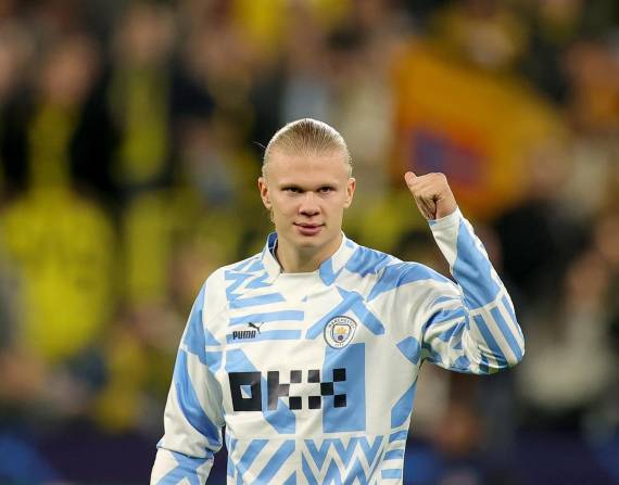 Erling Haaland, delantero noruego del Manchester City.