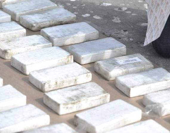 Imagen referencial de bloques de droga.