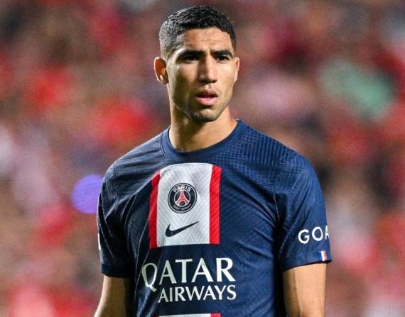 Achraf Hakimi, lateral marroquí del PSG.