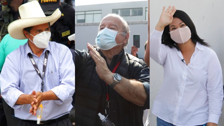Perú apunta a segunda vuelta presidencial en reñida lucha