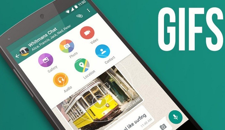 Ya se puede enviar GIFs a través de WhatsApp y te mostramos cómo