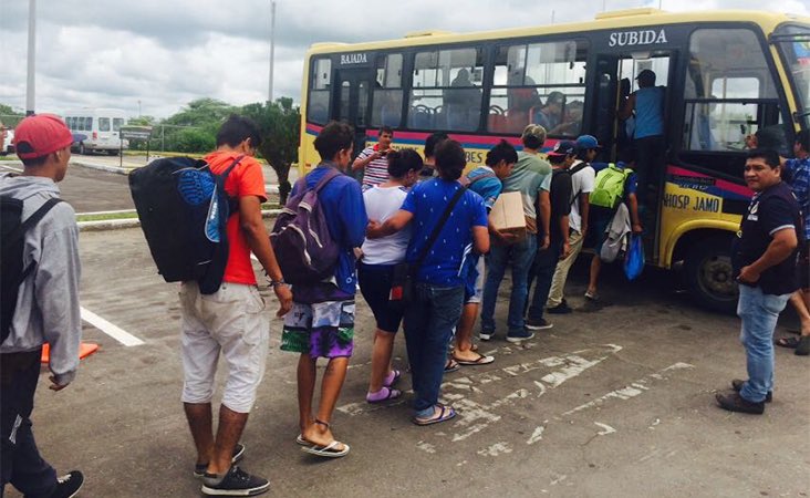 41 ecuatorianos damnificados por el temporal en Perú retornaron al país