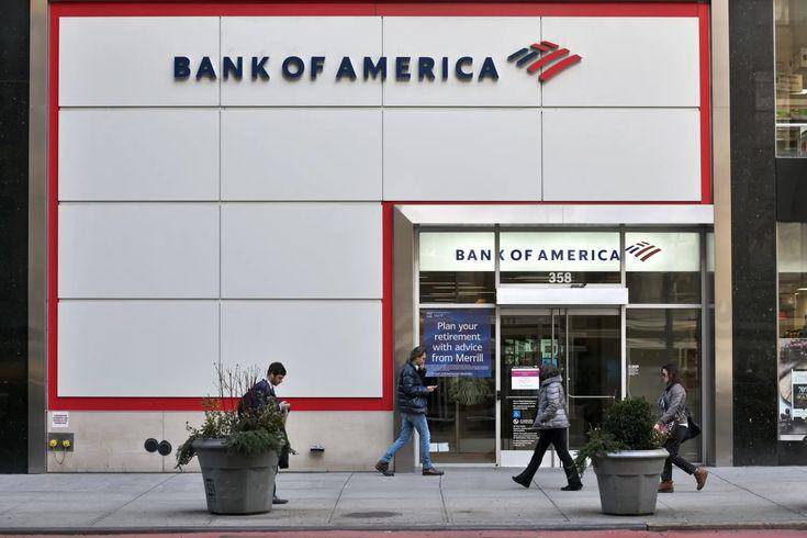Fotografía de Bank of America banco americano de Estados Unidos.