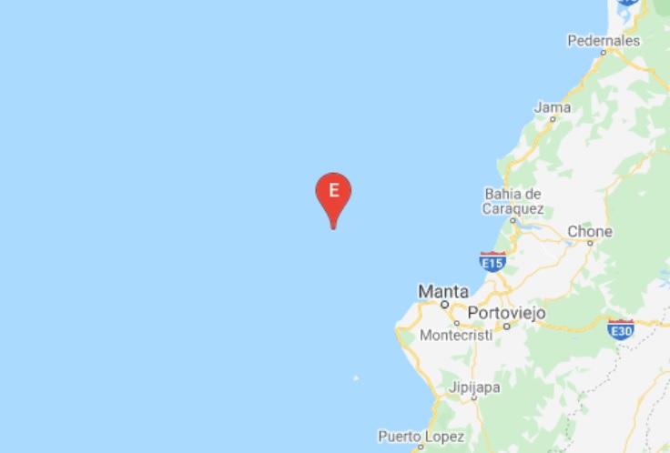Temblor marino de magnitud 4,2 sacude zona costera de Ecuador