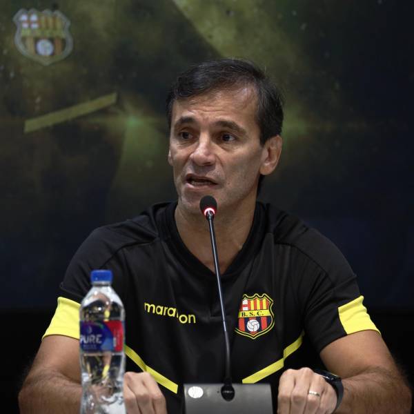 Fabián Bustos, director técnico de Barcelona SC.