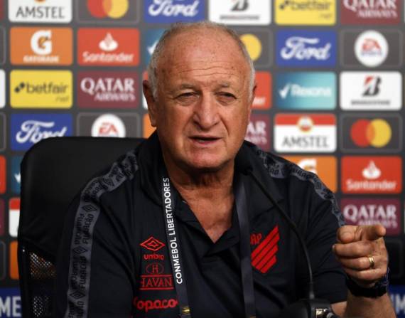 Luiz Felipe Scolari, director técnico de Athletico Paranaense.