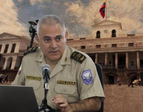 Fausto Salinas, comandante general de la Policía Nacional.