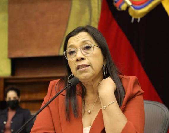 Guadalupe Llori fue destituida como presidenta de la Asamblea Nacional la noche del martes 31 de mayo.