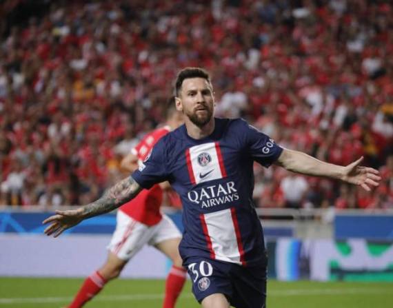 Champions League: El PSG empató con el Benfica pese al gol de Lionel Messi
