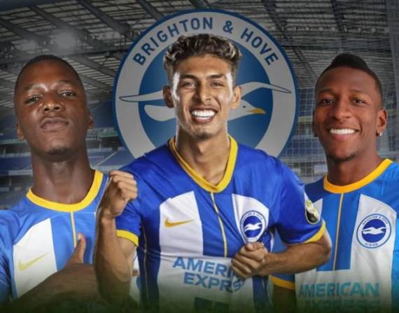 El Brighton goleó sin problemas.