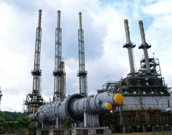 La refinería de Esmeraldas es la más grande del país e inició operaciones en 1977.