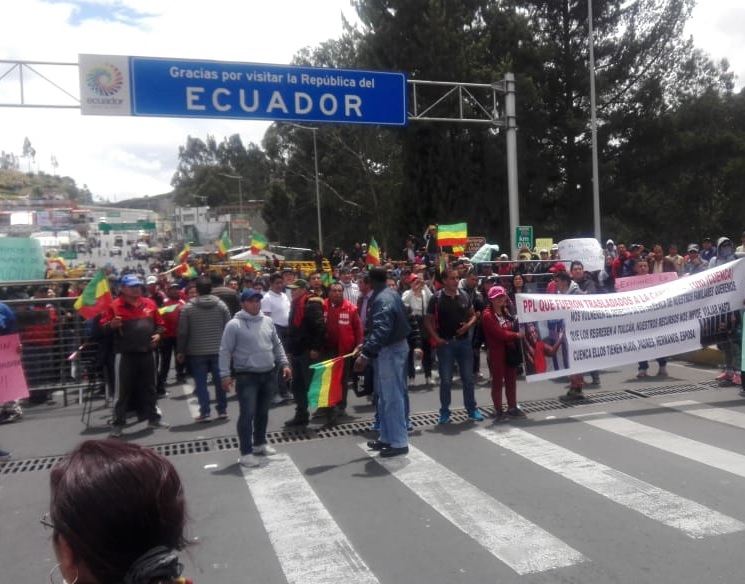Incidentes en Mascarilla por cierre de vías en Carchi