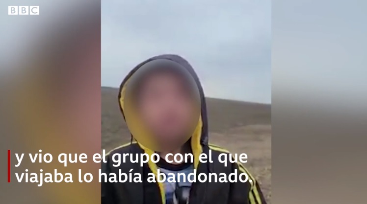 &quot;Tengo miedo&quot;: el impactante video del niño que encontraron solo en la frontera entre México y EE.UU.