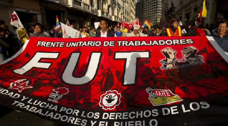FUT ratifica marcha solidaria por terremoto y critica a Gobierno