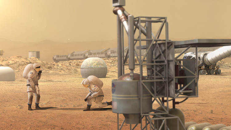 Así serán las casas en el planeta Marte