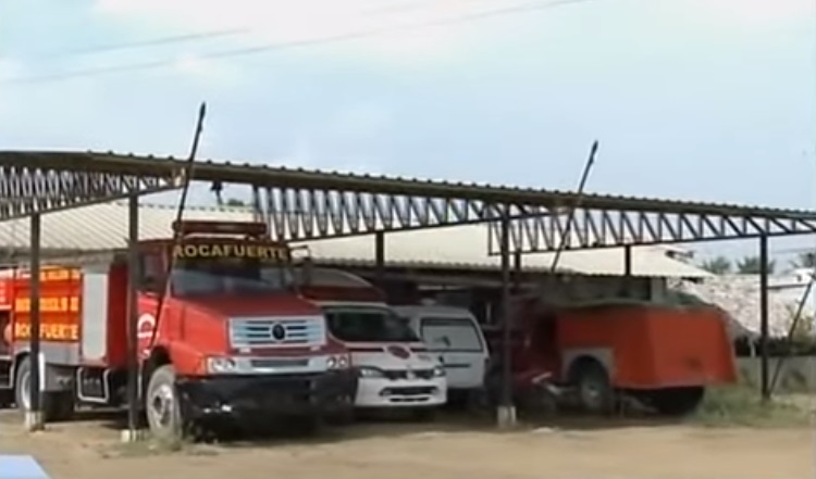 Bomberos de Rocafuerte (Manabí) sin recursos