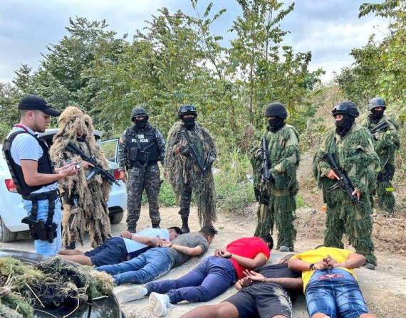 El operativo fue en Guayaquil, en el sector Chongón.