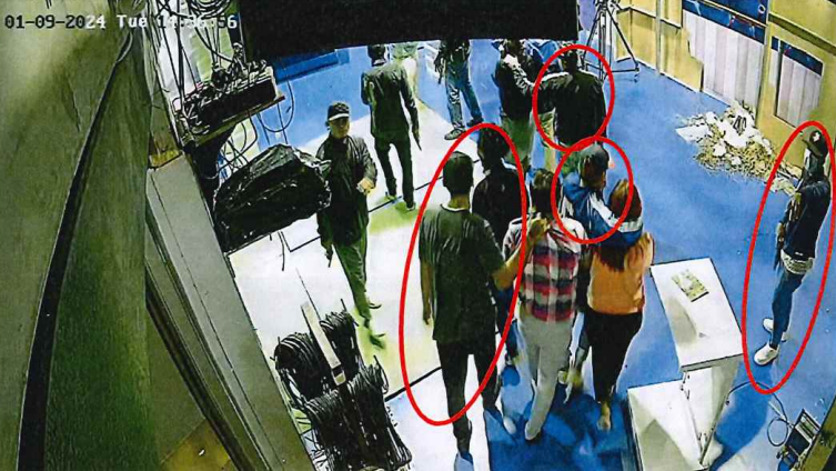 Los implicados tomaron como rehenes a los trabajadores de TC Televisión.