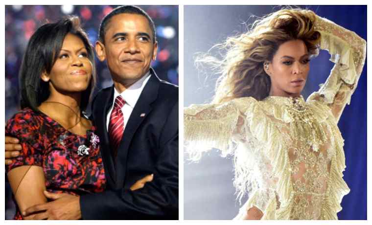 Barack y Michelle Obama &#039;opacan&#039; a Beyonce en show al bailar frente a fans
