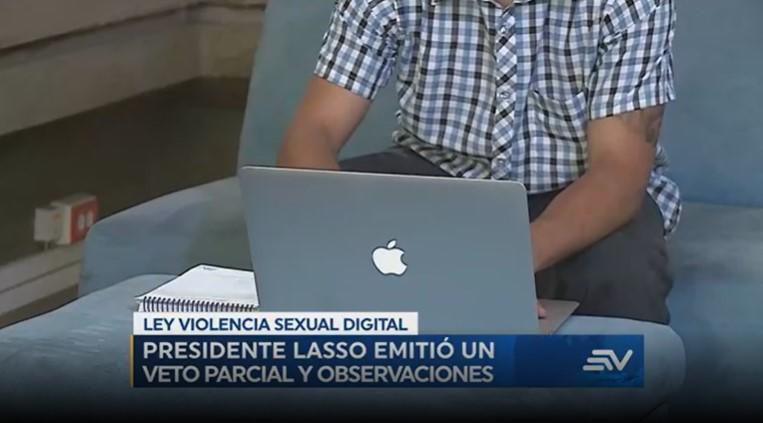 Presidente Lasso emitió veto parcial y observaciones a Ley de Violencia Sexual Digital