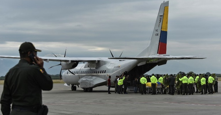 Arriban a Quito los restos de los periodistas ecuatorianos