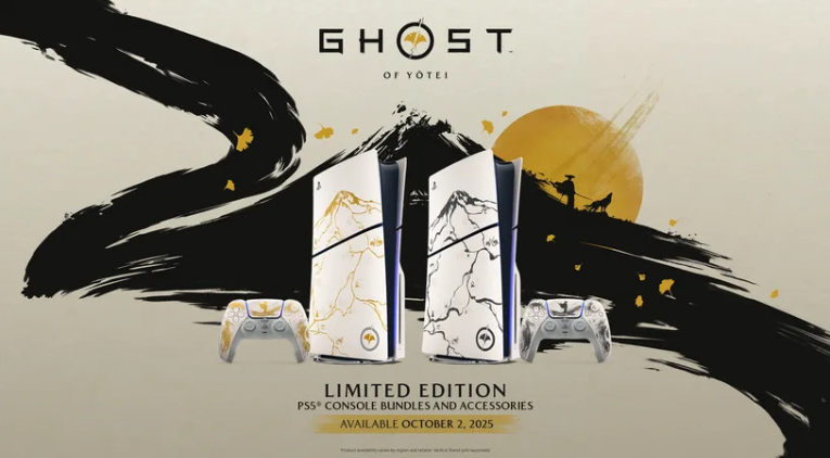 Así se verá la edición limitada de la PS5 Ghost of Yotei edition