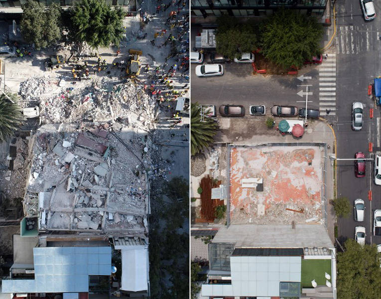 México recuerda sismos del 19 de septiembre