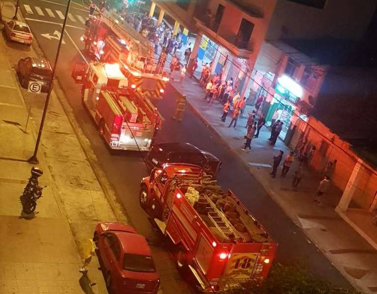 Conato de incendio se registró en el centro de Guayaquil