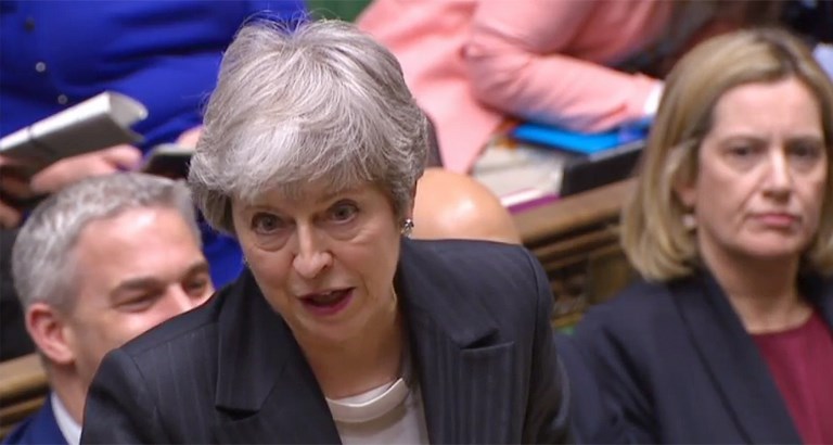 May pidió una corta prórroga del Brexit a la Unión Europea