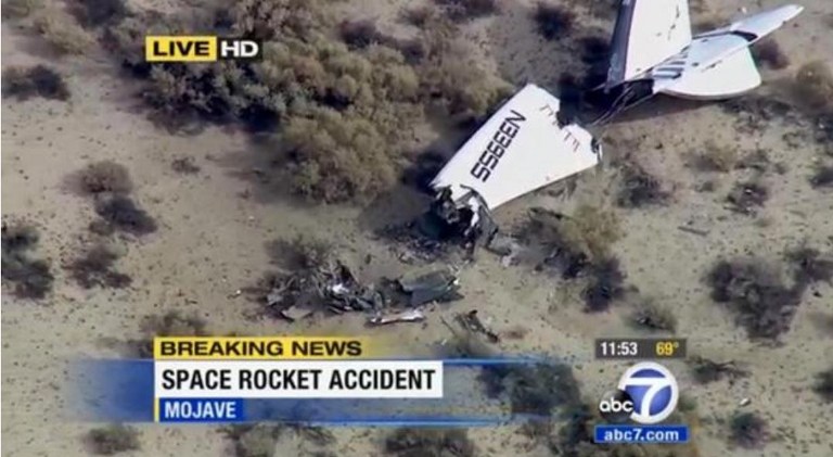 Accidente de Virgin Galactic abre dudas sobre vuelos comerciales al espacio