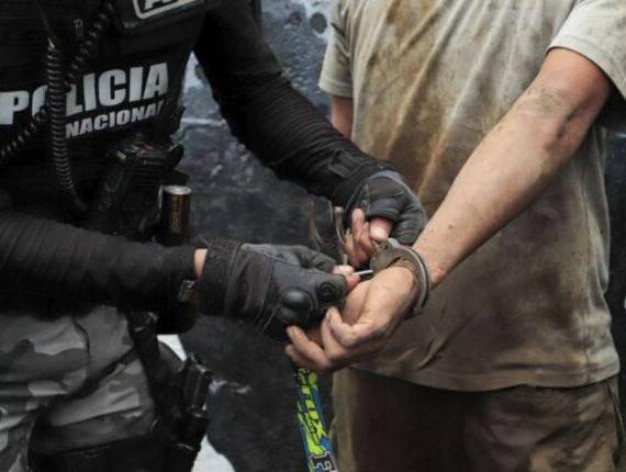 Imagen proporcionada por el Ministerio del Interior sobre la recaptura de prófugos de la cárcel de Santo Domingo.