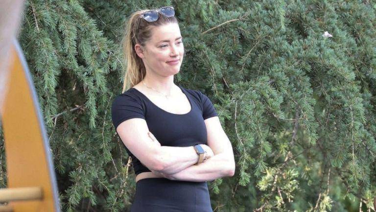 Imagen de archivo de Amber Heard en Europa.