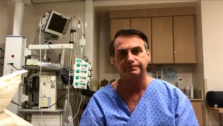 Bolsonaro mejora de cuadro de neumonía tras operación