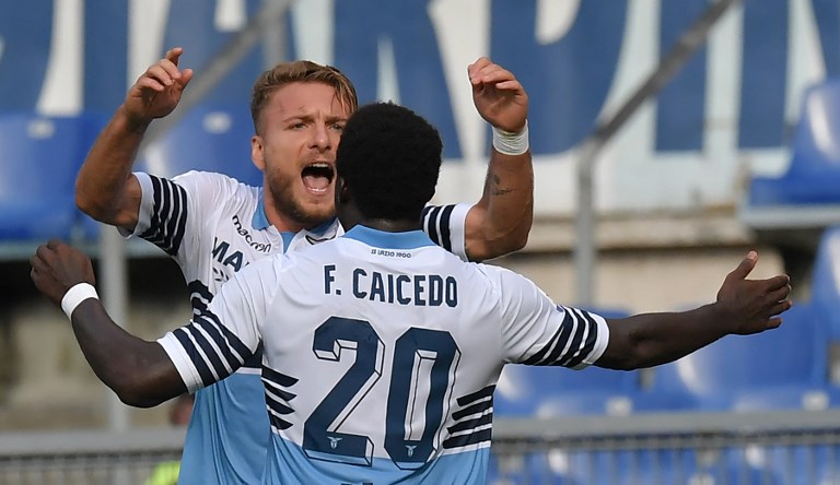 Lazio gana en Italia con Felipe Caicedo de titular