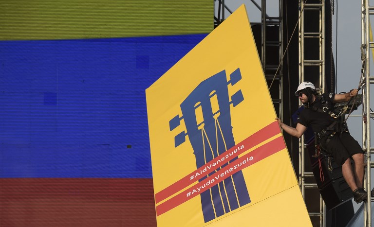 Duelo de conciertos en la frontera de Venezuela