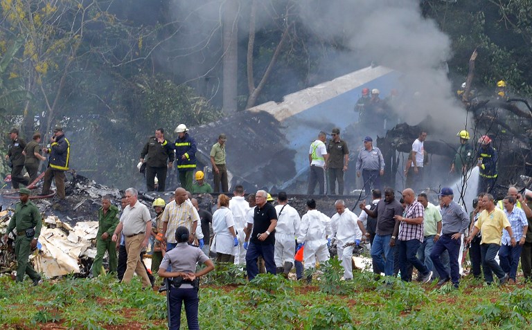 Cuba investiga las causas del mortal accidente aéreo