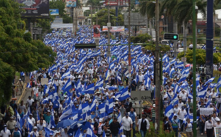 Gobierno de Nicaragua desafía al coronavirus con procesiones de Semana Santa