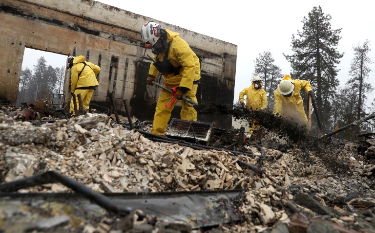 Fallecidos en incendios de California aumentan a 83