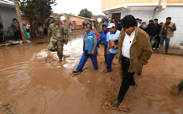 Declaran estado emergencia en Bolivia por lluvias y riadas