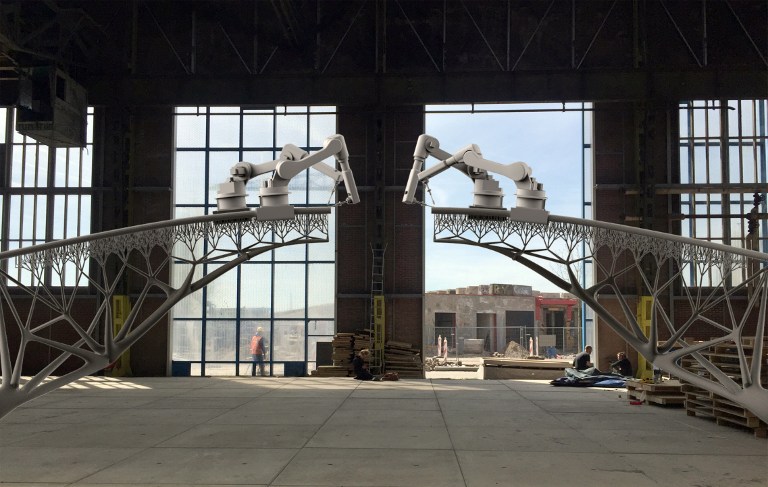Un robot imprimirá en 3D un puente de acero en Amsterdam