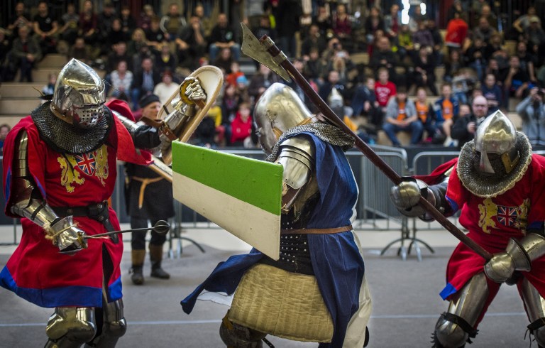 El combate medieval, entre amor por la historia y gusto por la pelea