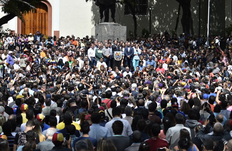 Juan Guaidó rechaza &quot;falso diálogo&quot; con Nicolás Maduro