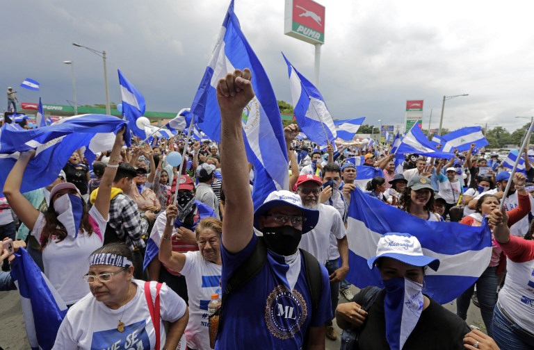 Miles marchan contra Ortega y piden la liberación de detenidos en protestas de Nicaragua