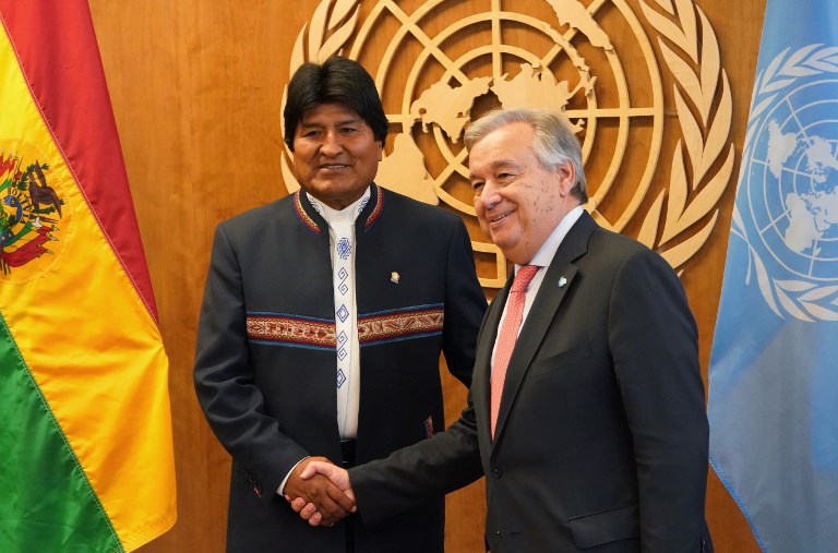 Morales encabezará delegación en juicio por mar