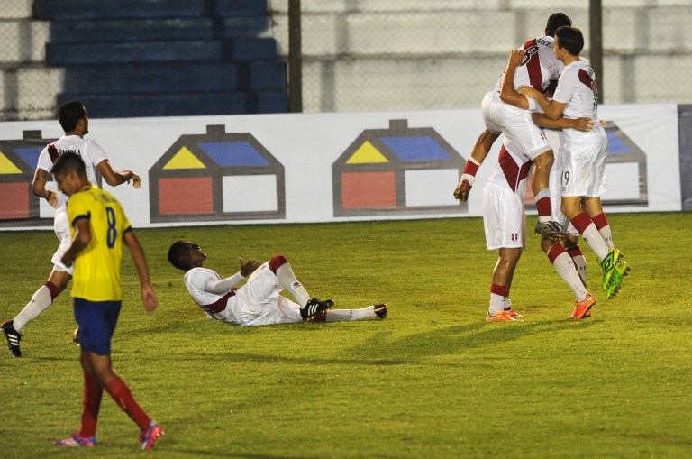 Perú vence 2-0 a un deslucido Ecuador por el Sudamericano Sub-20