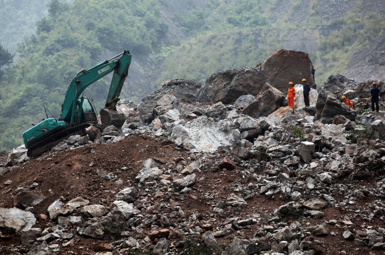 Unas 60 personas desaparecidas tras un deslizamiento en China