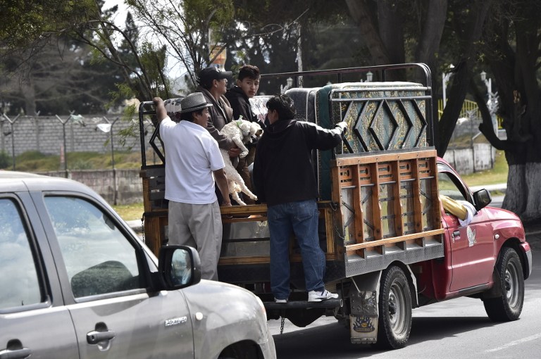 Unas 400 personas fueron evacuadas de forma preventiva por actividad del Cotopaxi